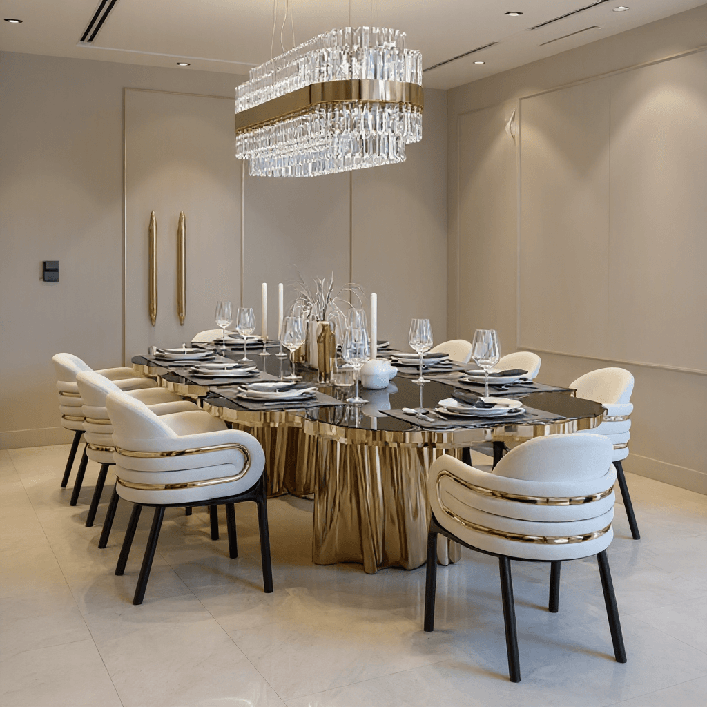 6 Seater Dining Table Set