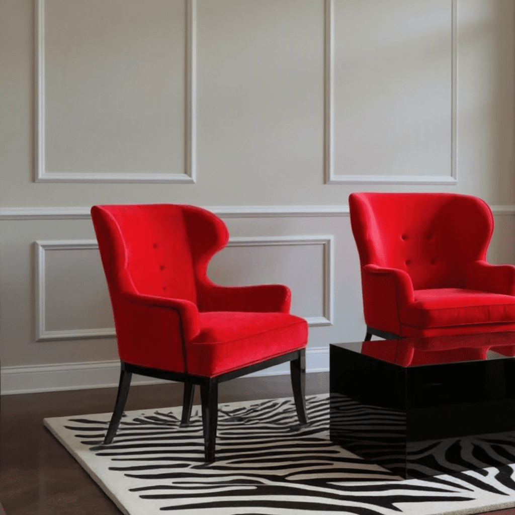 Custom Wingback Lounge Chair