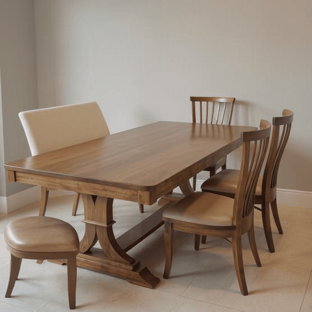 6 Seater Dining Table Set