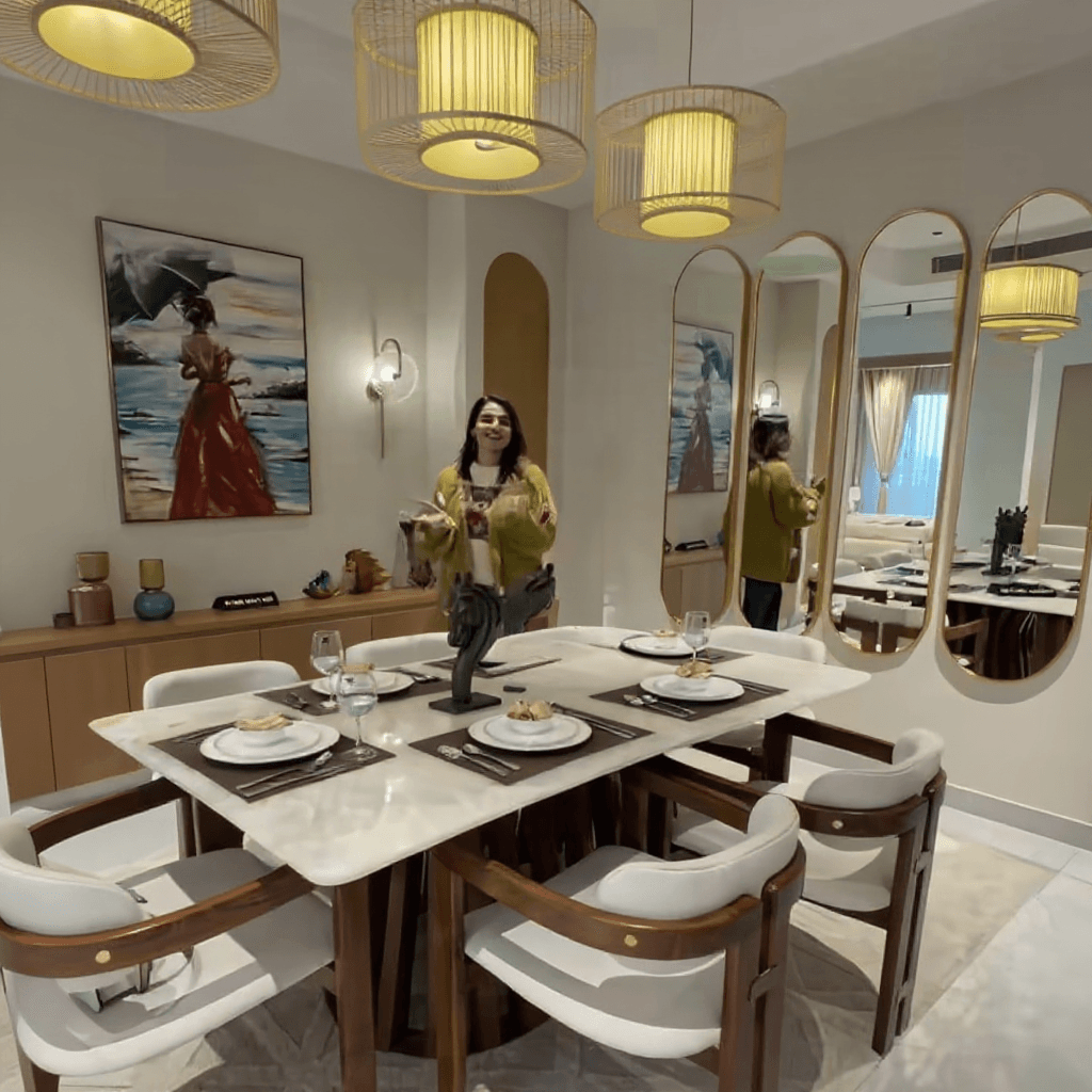 Custom Marble Dining Set