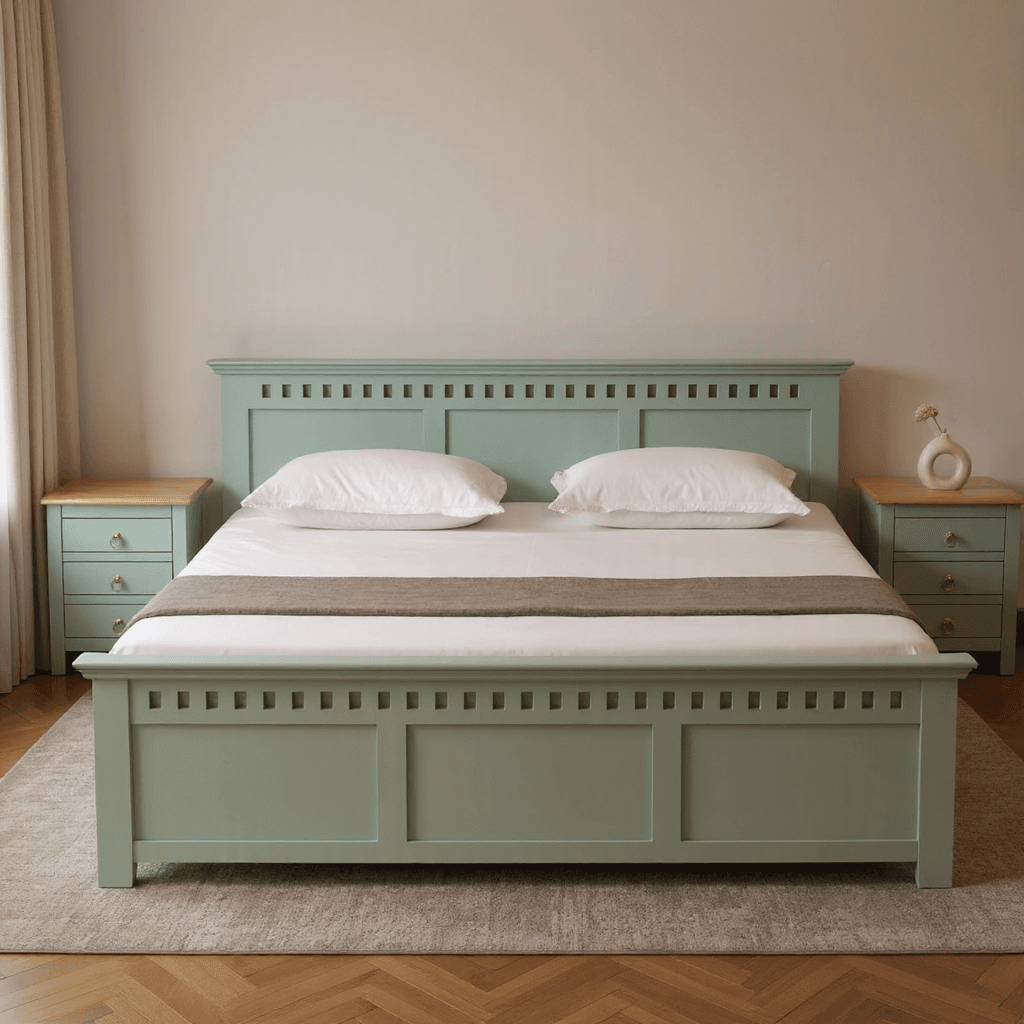 King Size Hydraulic Storage Bed Set