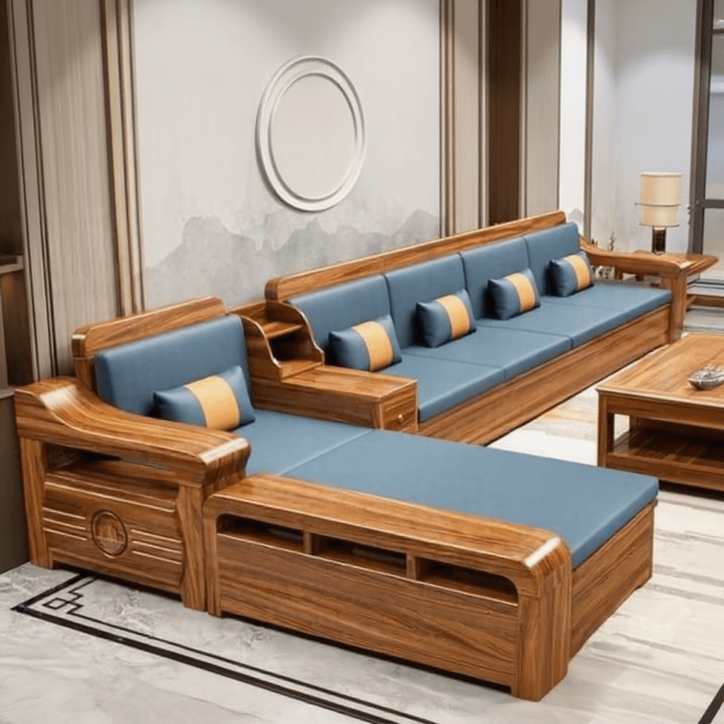 7 Seater L Shape Sofa