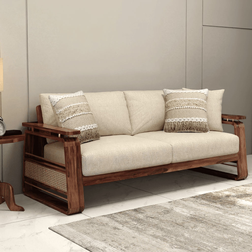 Custom 5 Seater Wooden Frame Sofa