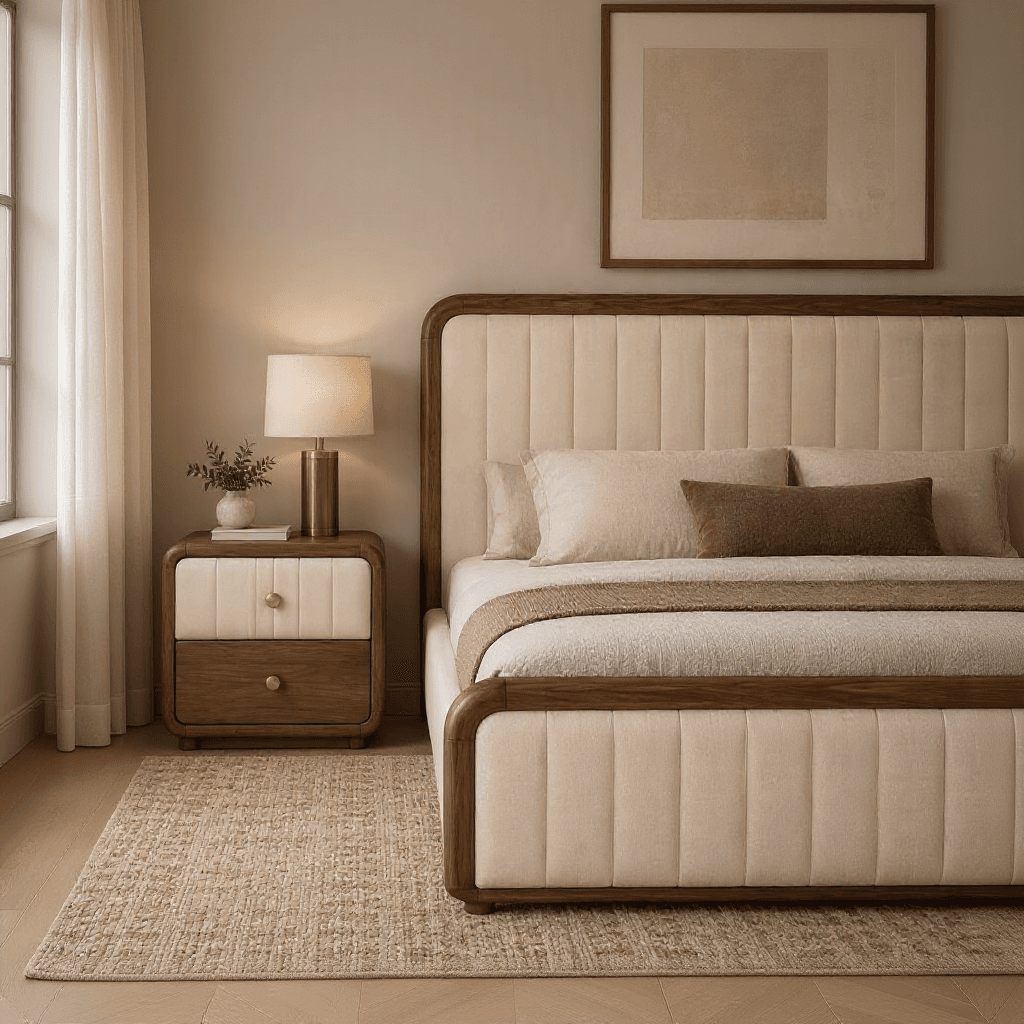 Queen Hydraulic Storage Upholstered Bed