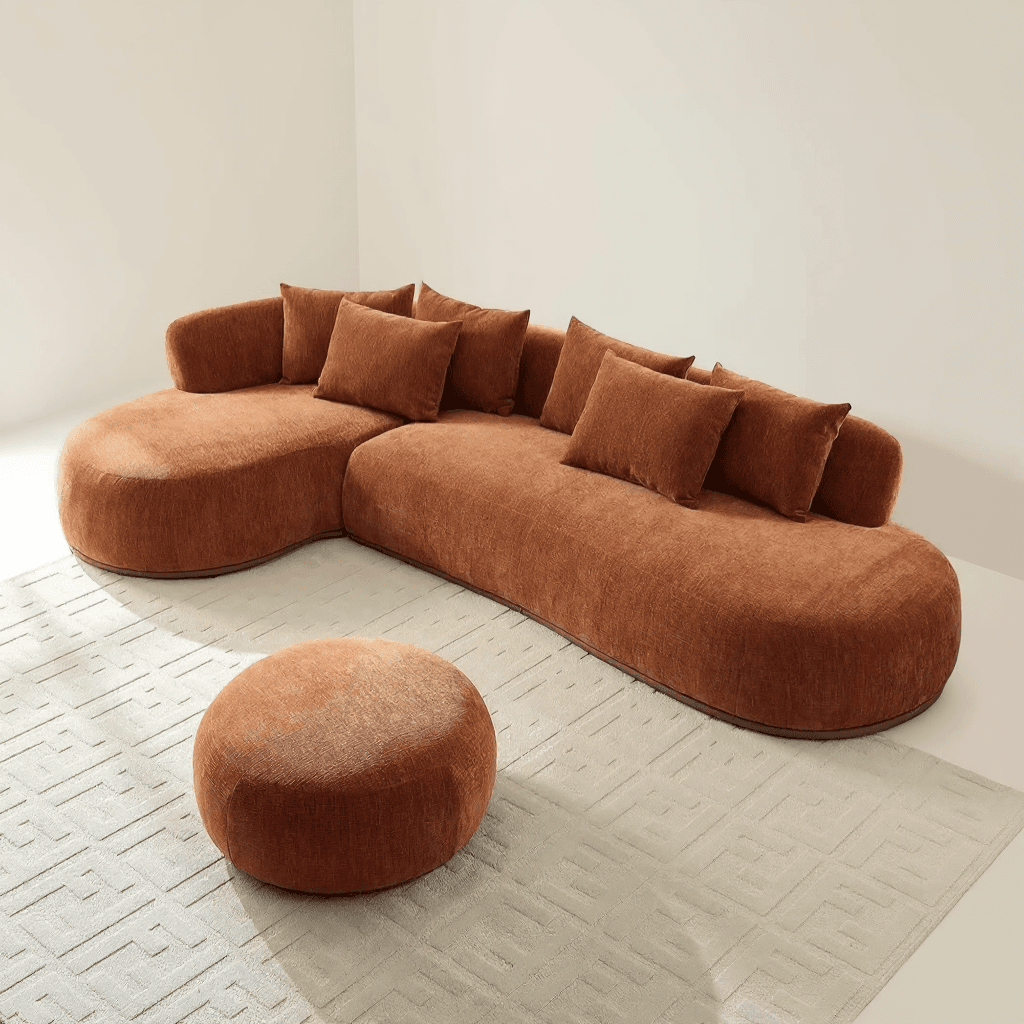 Custom 6‑Seater Curved Sofa Set