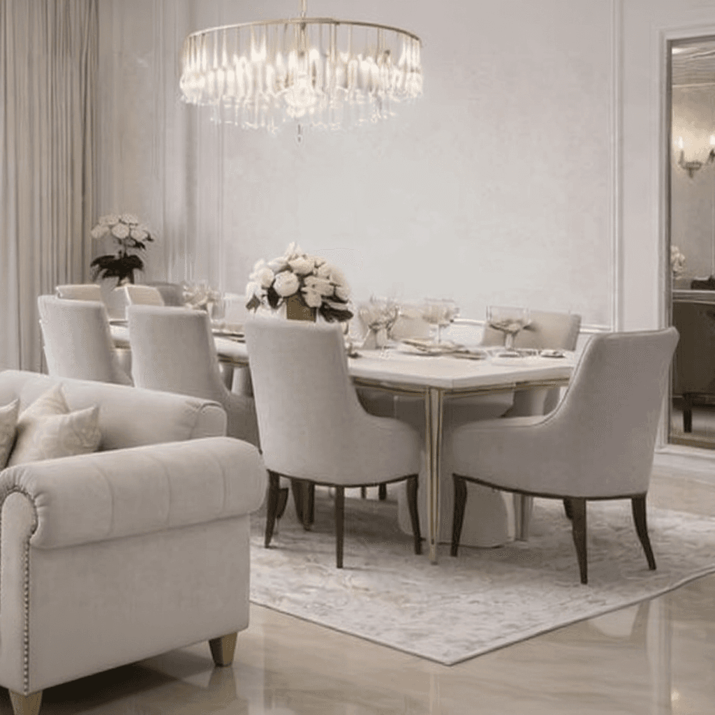 Custom Marble Dining Set
