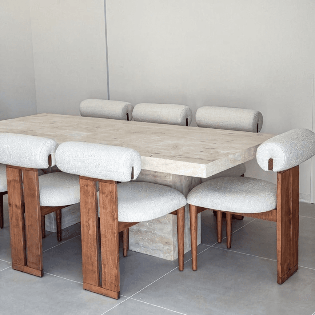 Custom Marble Dining Set