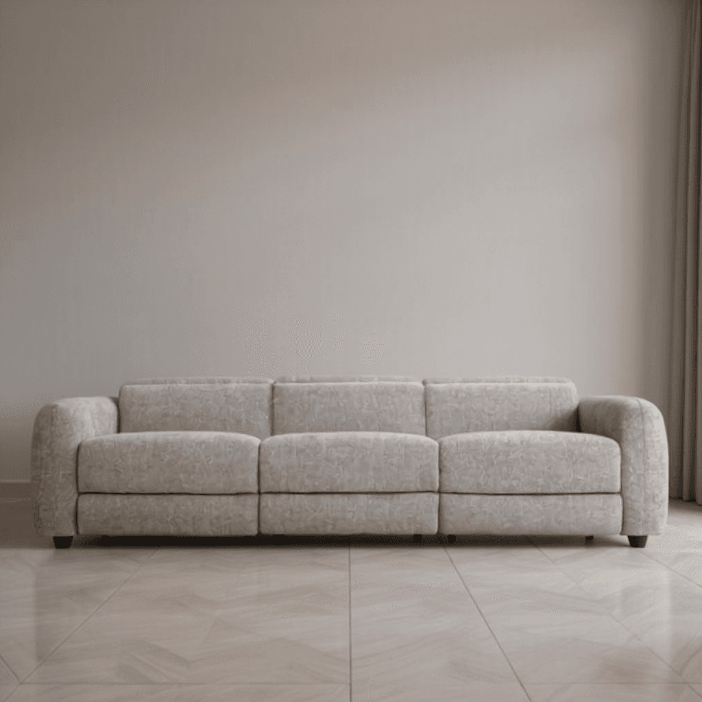 Custom 3-Seater Motorized Recliner Sofa