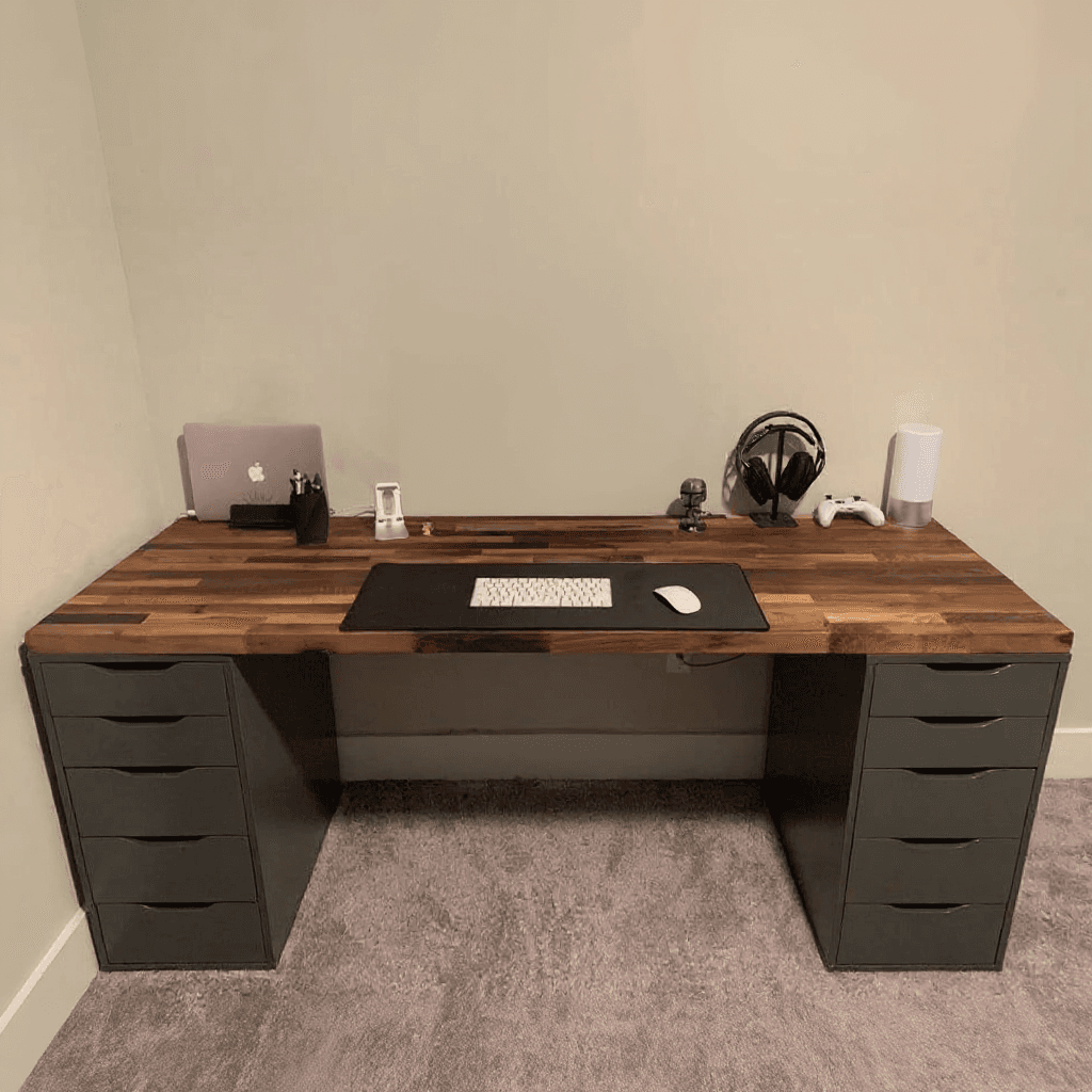 Custom Home Office Work Desk