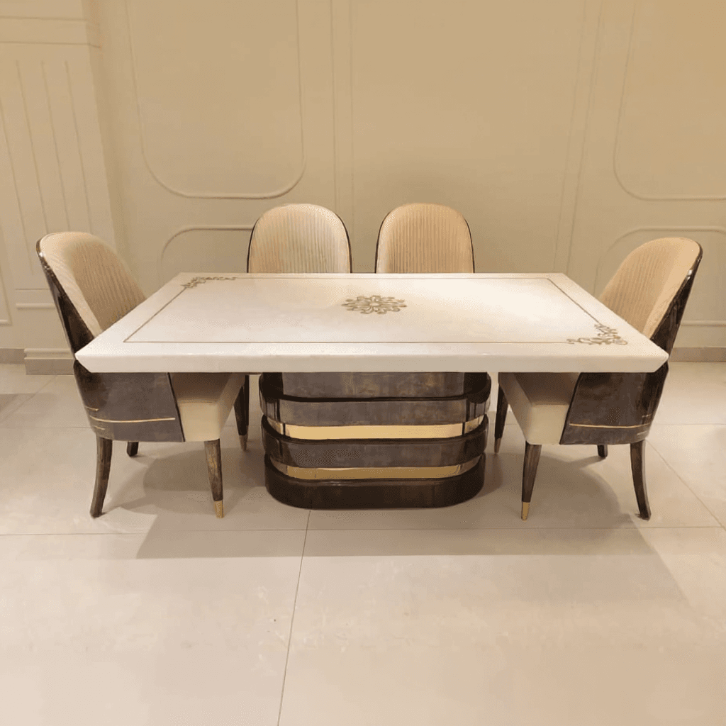 Custom Marble Dining Set