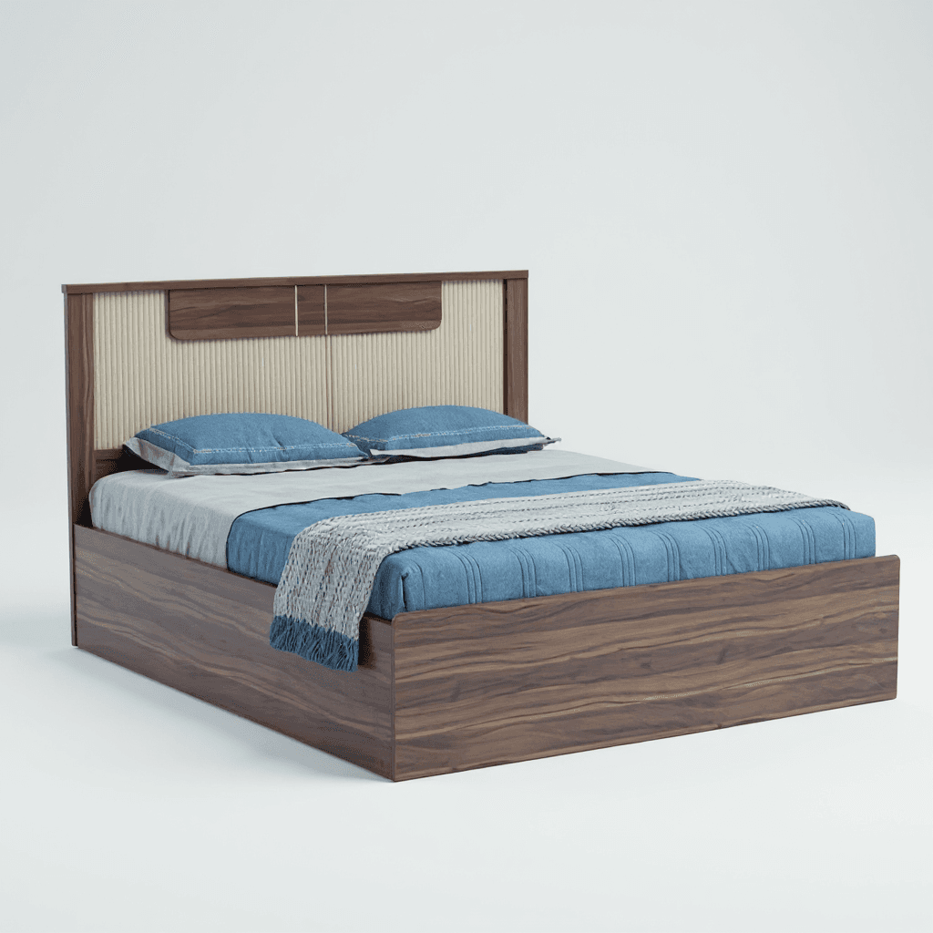 King Size Hydraulic Storage Bed Set