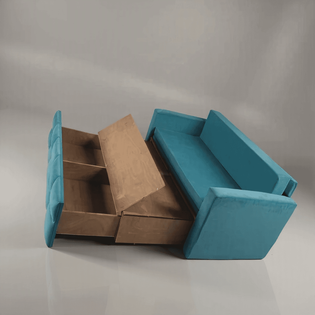 Sofa Cum Bed with Center Table