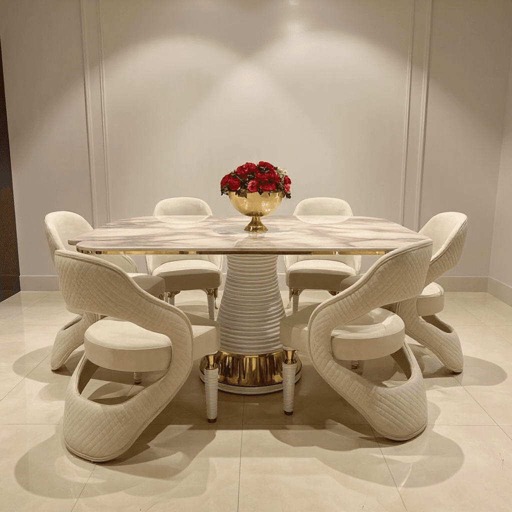6 seater dining table