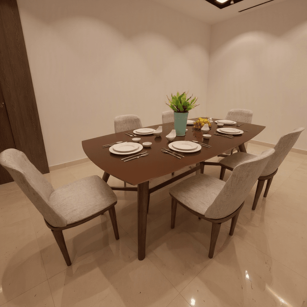 6 Seater Dining Table Set