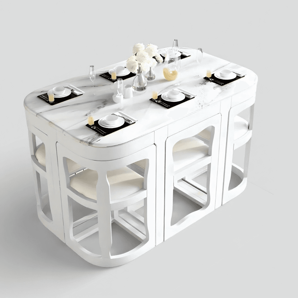 Custom Marble Dining Set