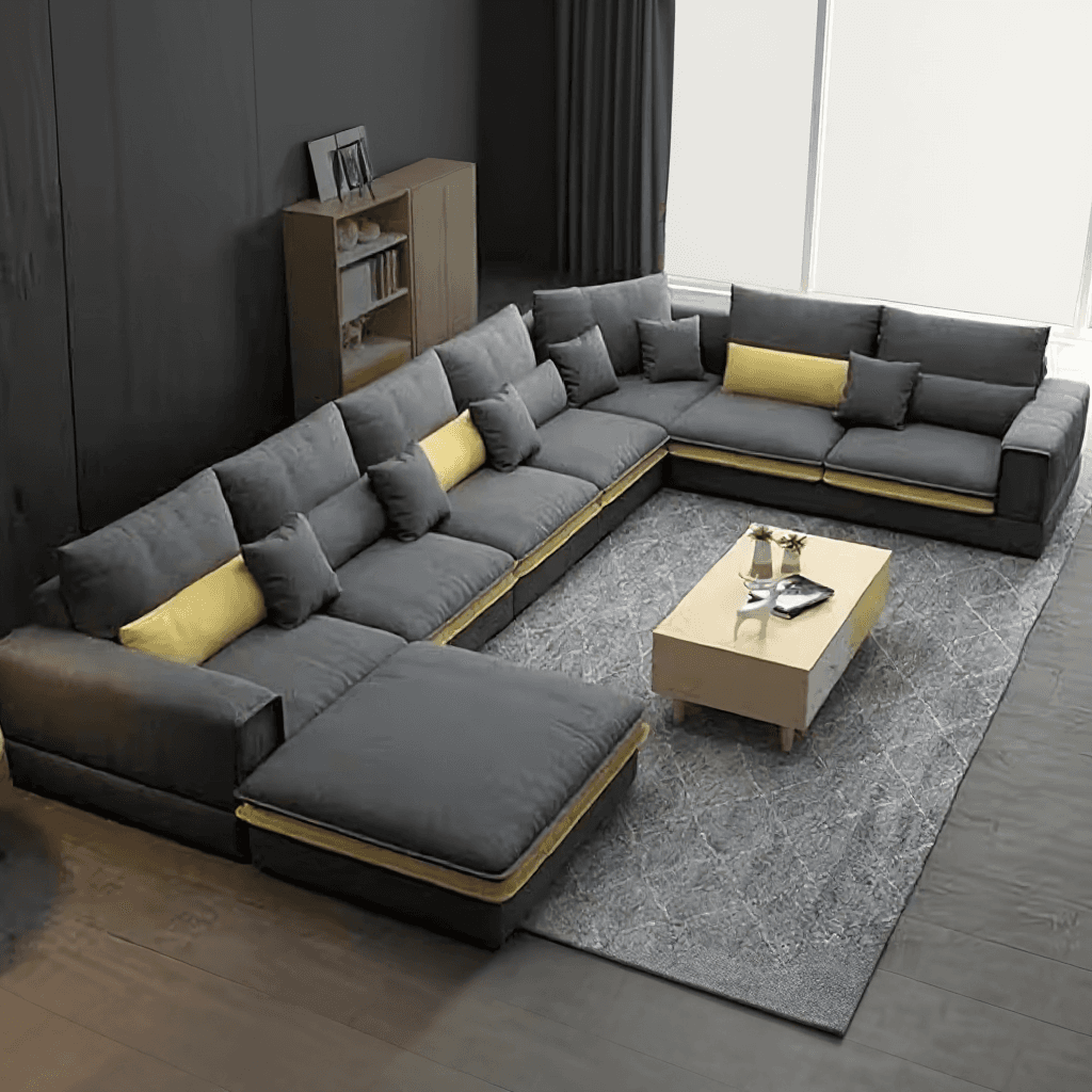 Custom 7‑Seater L‑Shape Sofa