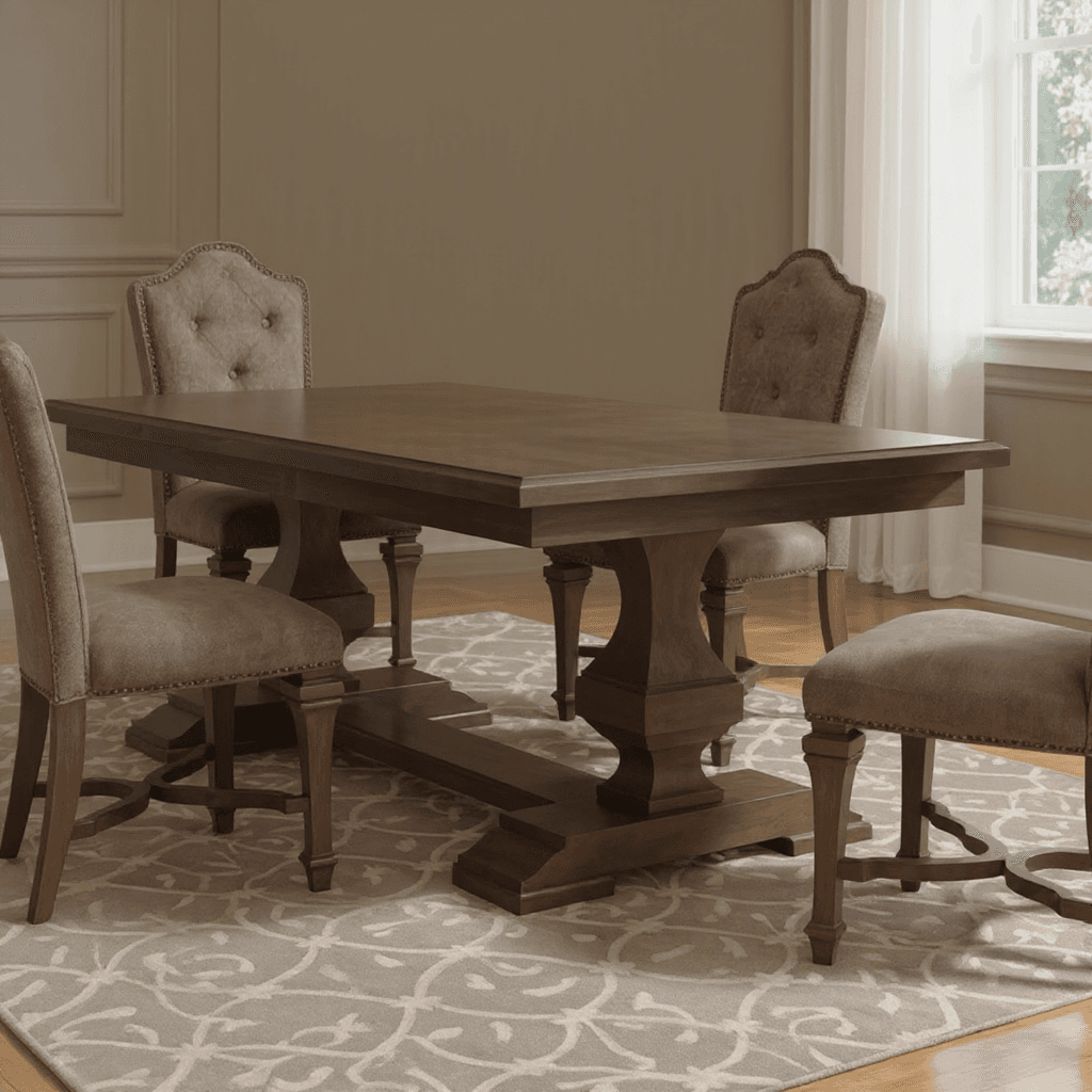 6 seater dining table