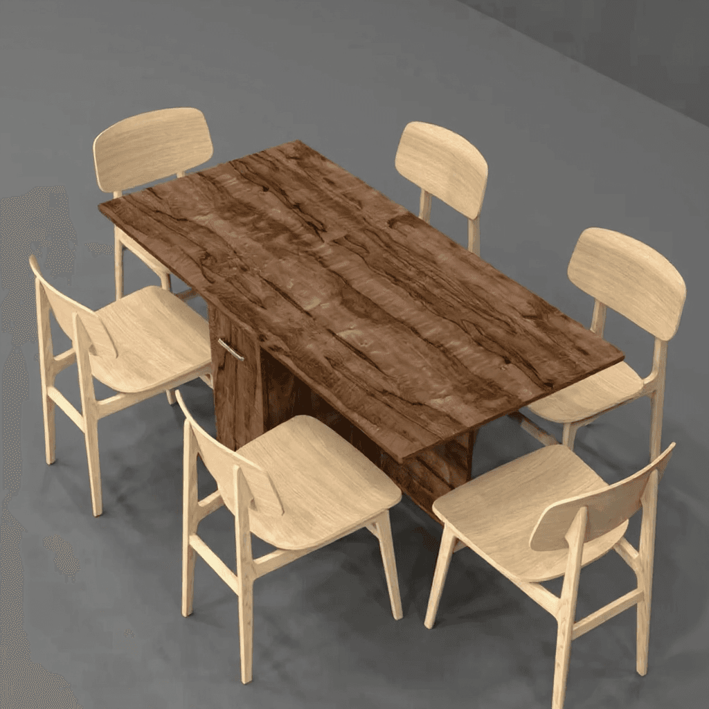 Custom Marble Dining Table Set