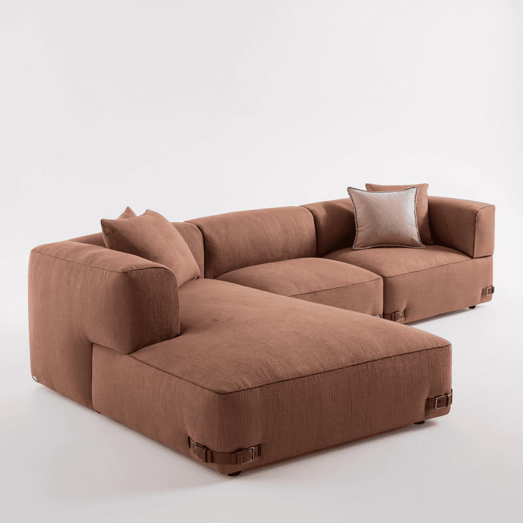 Custom 4-Seater Modular Sofa