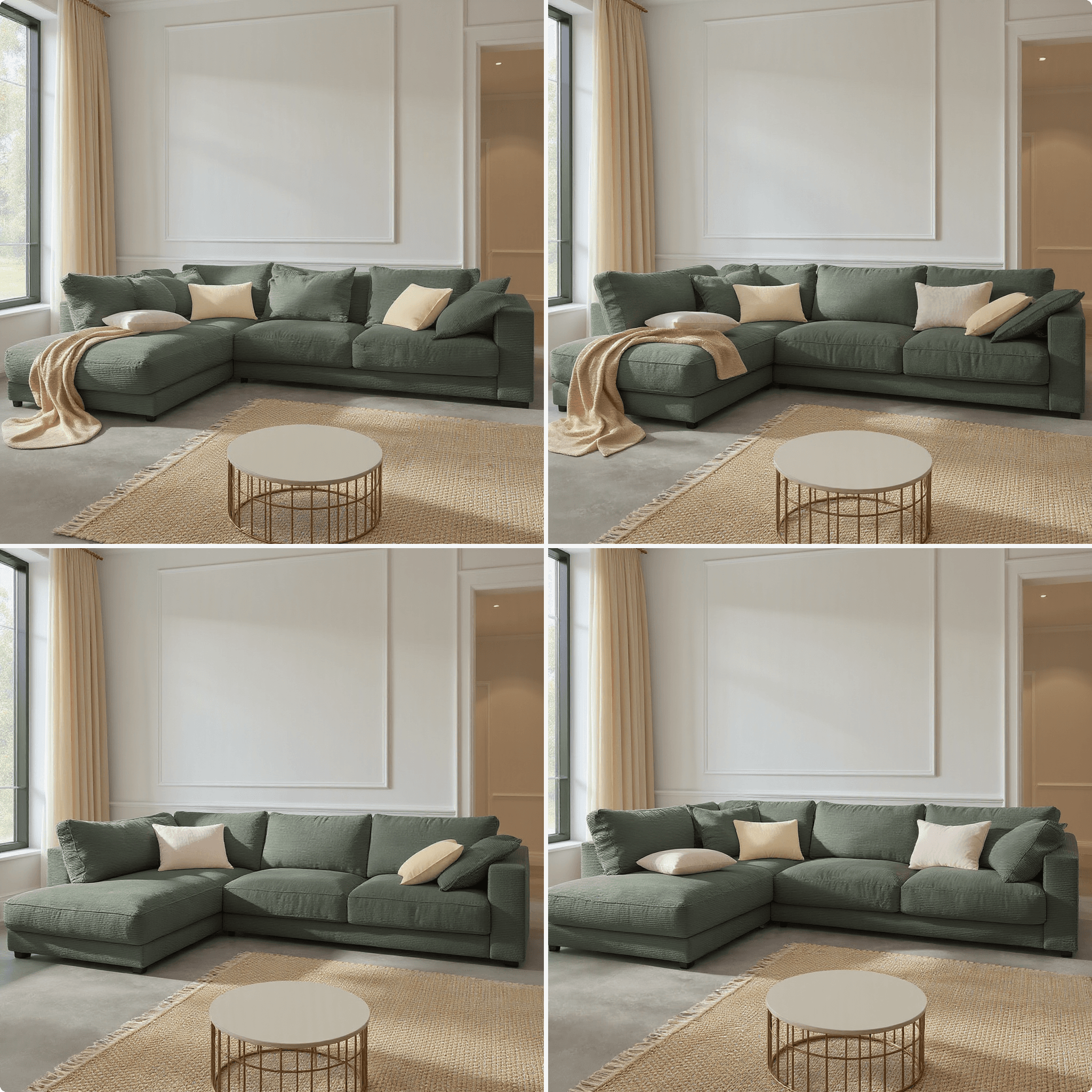 Custom 5 Seater Corner Sofa