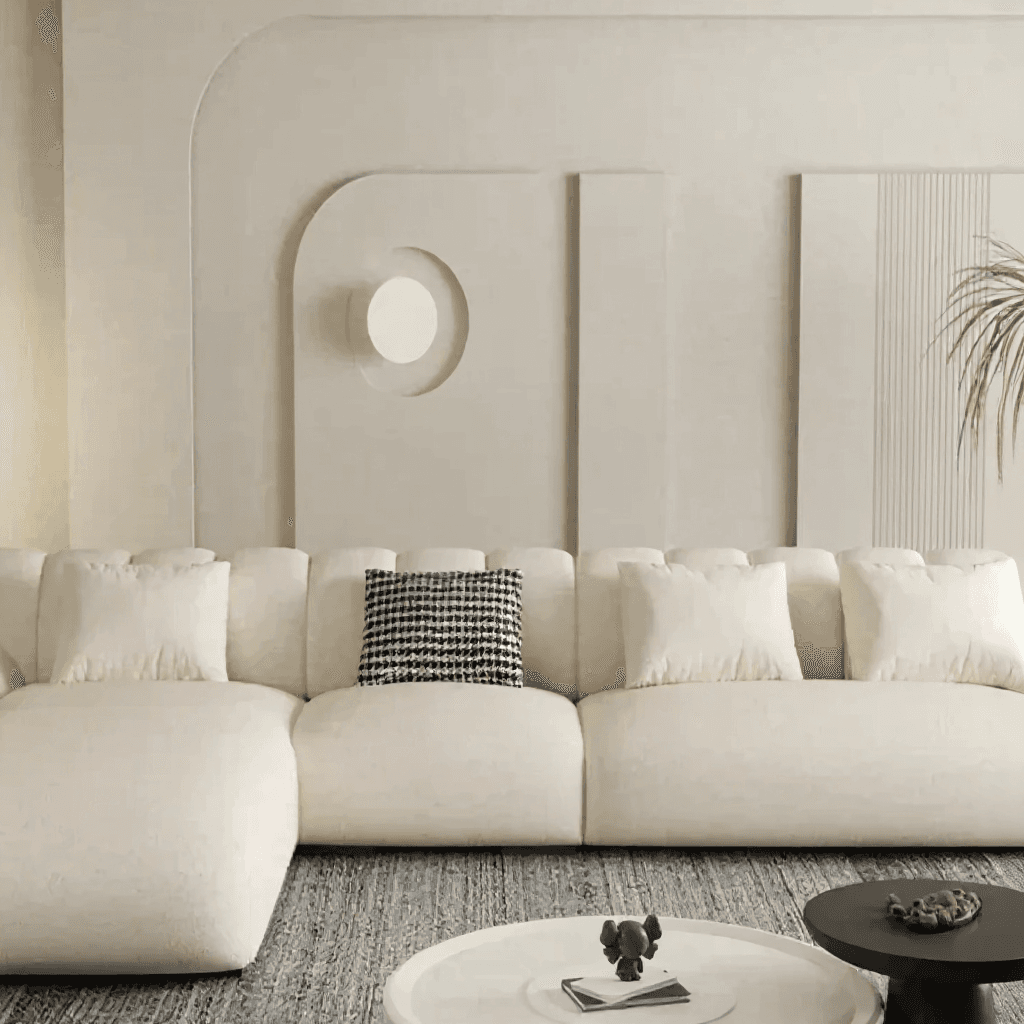10-Seater Modular Sofa with Center Table