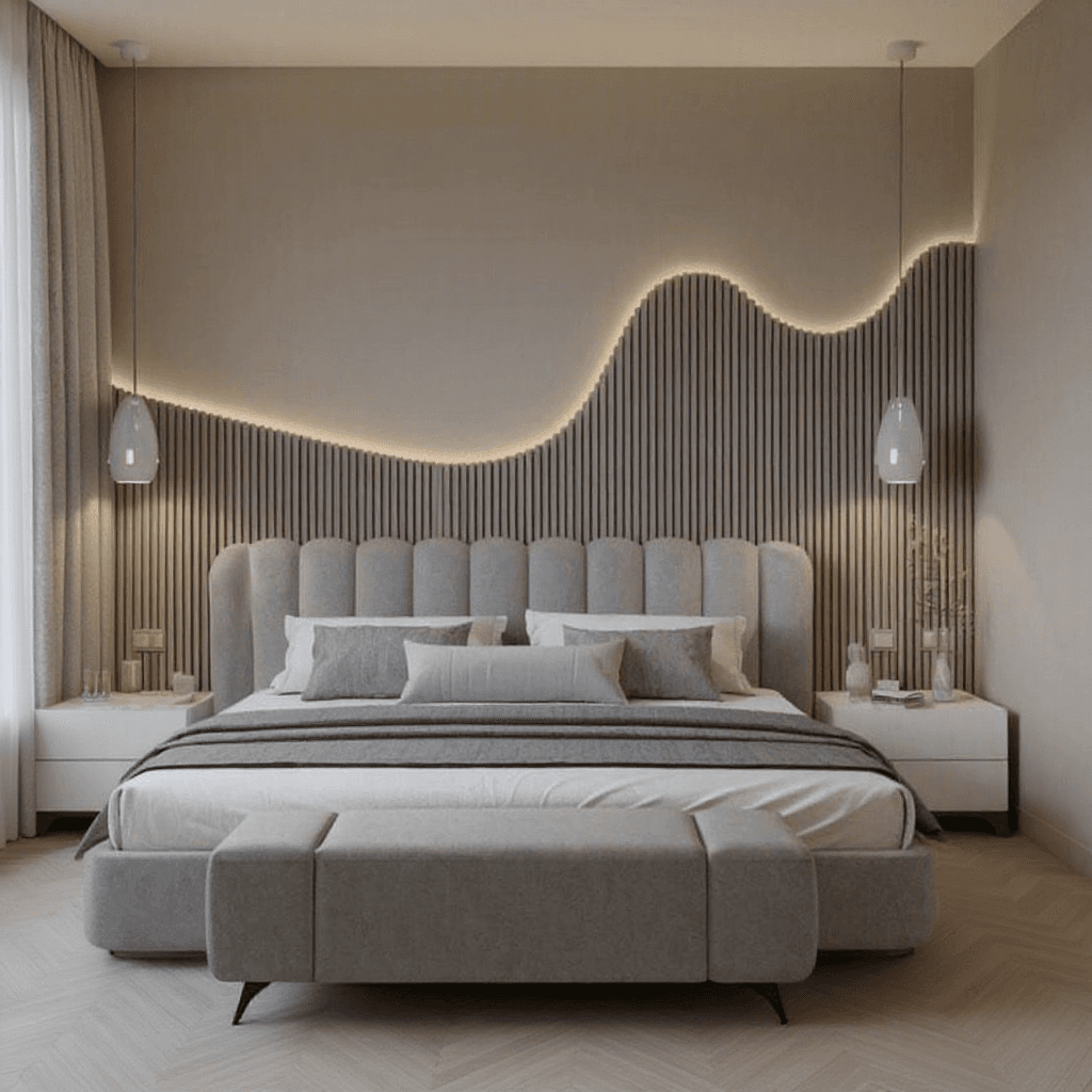 Queen Hydraulic Storage Bed Set