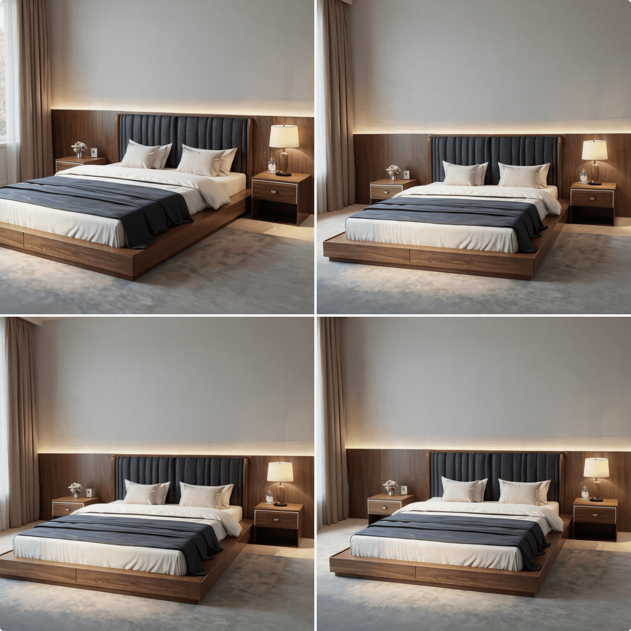 King Size Hydraulic Storage Bed