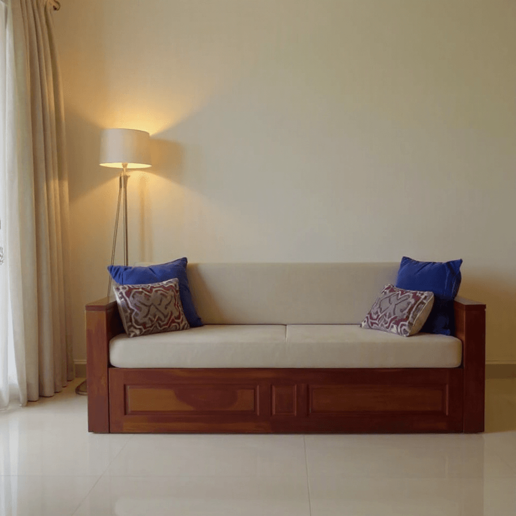 5-Seater Sofa Cum Bed With Storage