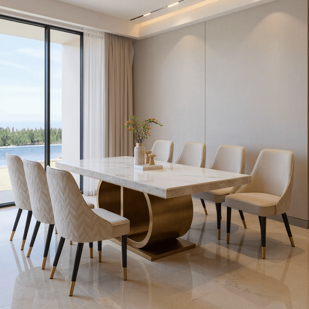 6 seater dining table